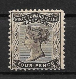 1868 Prince Edward Island 9a 4p Queen Victoria MNH