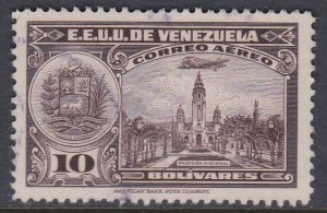 Venezuela #C112 F-VF Used 10b National Pantheon