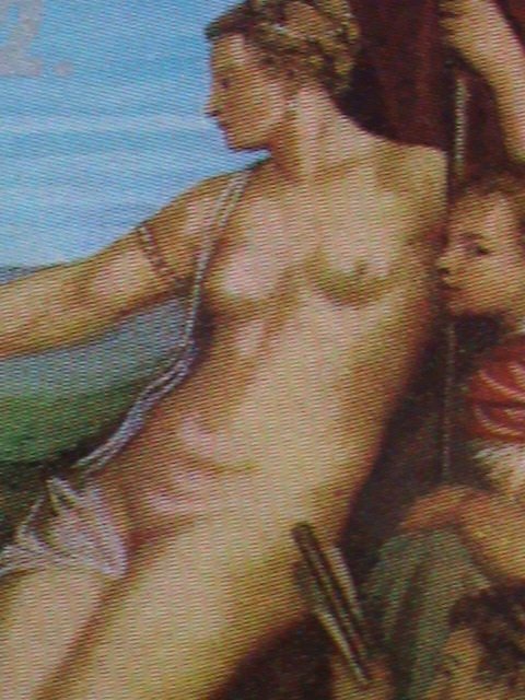 ​PARAGUAY-PROMOTION SALE-WORLD FAMOUS NUDE ART PAINTING LARGE SIZE STAMP VF