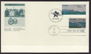 Canada 1015 St Lawrence Seaway Joint Canada Post U/A FDC