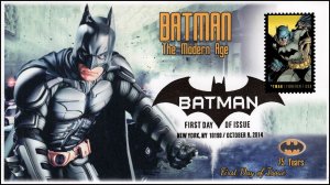 AO-4932-3, 2014, Batman, Modern Age, Add-on Cachet, Pictorial Postmark, First Da