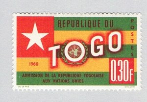 Togo 386 MLH Flag 2 1961 (BP73224)