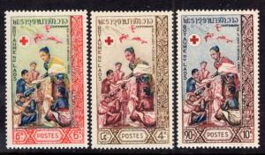 Laos 85-87 Red Cross MNH VF