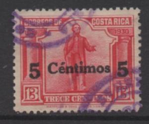 Costa Rica Scott #  209   USED  singles