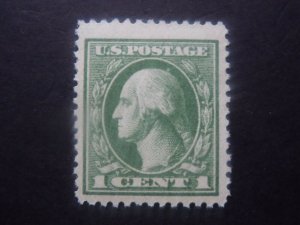 #536 1919 1c Washington Perf 12 1/2 MLH OG VF CV $20.00 #3