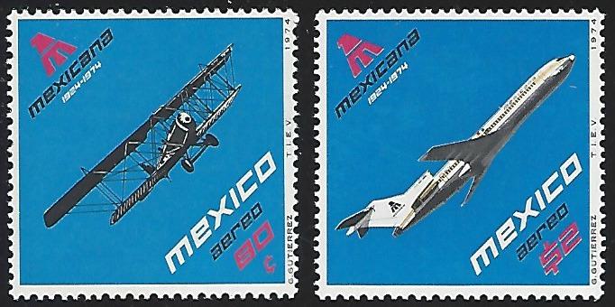 Mexico #C430-C431 MNH Full Set of 5