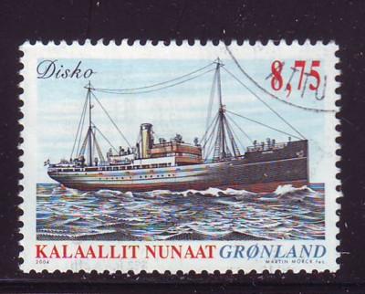 Greenland Sc 418 2003 8.75 kr ship stamp used