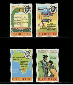 Lesotho 1974 - Celebrating Education - Set of 4 Stamps - Scott #156-9 - MNH