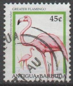 Antigua 1995, 45c flamingo, used (A390)