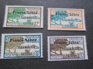 French Wallis and Futuna Islands 1641 Sc 95,97-9 MH