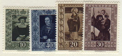 Liechtenstein #266-69  Mint VF NH
