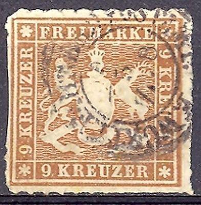 Wuerttemberg #45a Used F-VF