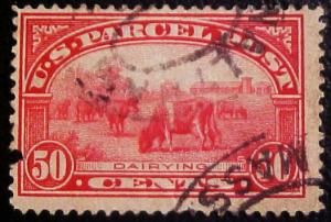 US # Q10 50c Parcel Post Used 