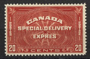 cd2 Canada Scott #E5 20c Special Delivery mint hinged, CV = $60