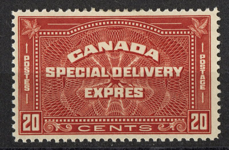 cd2 Canada Scott #E5 20c Special Delivery mint hinged, CV = $60