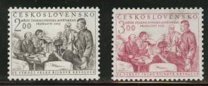 Czechoslovakia Scott 558-9 mint no gum set