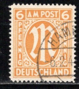 Germany AM Post Scott # 3N5a, used