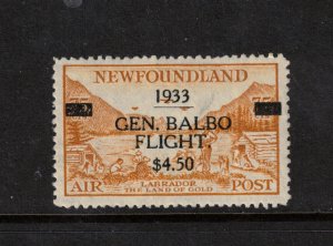 Newfoundland #C18 Very Fine Mint Full Original Gum Lightly Hinged