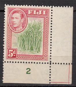 Fiji - 1938  KGVI \5p\      Sc# 124 - MNH  (5556)