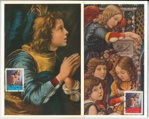 63876 - CANADA - POSTAL HISTORY: Set of 2 MAXIMUM CARD 1970 - CHRISTMAS-