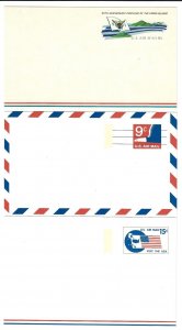 US UXC6, UXC10 & UXC11.  USPS New! 