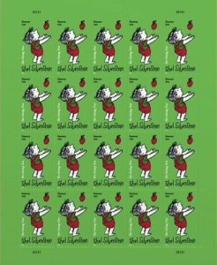 US Shel Silverstein Imperf/NDC MNH. Sheet of 20 Stamps. 2022. Ships After 15 Apr