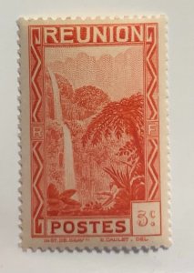 Réunion 1933 Scott 130 MNH - 5c, Tourism, Waterfall