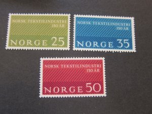 Norway 1963 Sc 443-5 set MNH