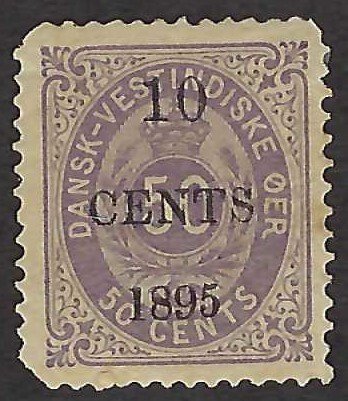 Danish West indies Scott #15 Unused LH VF