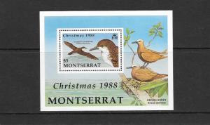 BIRDS - MONTSERRAT #706  AUDUBON  MNH