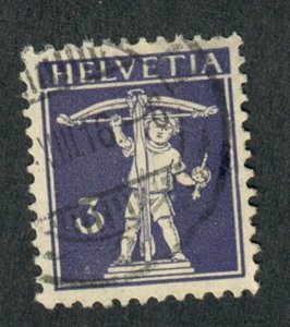 Switzerland #150 used single