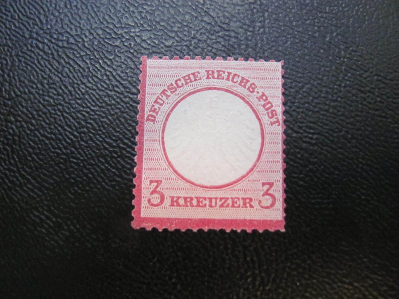 GERMANY 1872 MINT NO GUM MI.NR.  9 SMALL SHIELD  $1200