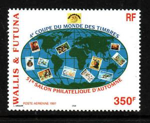 Wallis & Futuna-Sc#C197-unused NH Airmail set-Stamp on Stamp-Salon-1997-