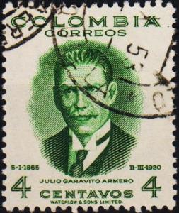 Colombia. 1949 4c S.G.711 Fine Used