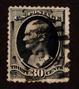 *KAPPYSSTAMPS A0307 SCOTT 190 $0.30 HAMILTON USED VF-XF