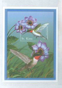 St. Kitts #524 Mint (NH) Souvenir Sheet (Fauna) (Flora) (Flowers)