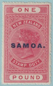 SAMOA 125 MINT HINGED OG *  NO FAULTS VERY FINE! APM