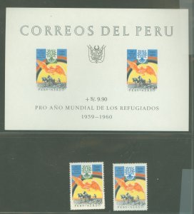 Peru #C163/C164A  Single (Complete Set)