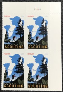 US #4691 MNH Plate Block of 4 Girl Scouting UR (.45) SCV $4.40