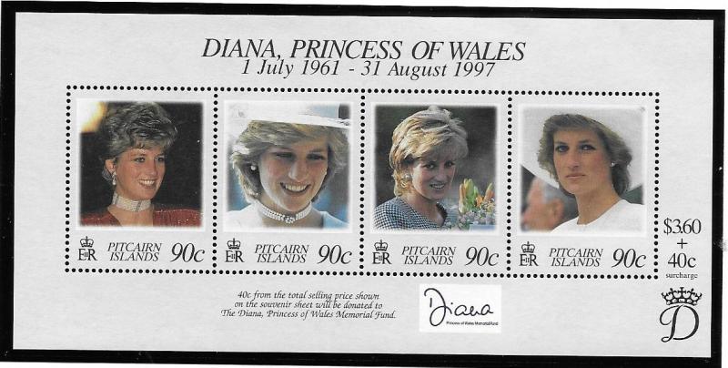 Pitcairn Islands  Scott 487 MNH  Princess Diana