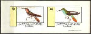 {B205} Bernera Scotland Birds (13) Sh.2 Imperf. MNH Cinderella !!