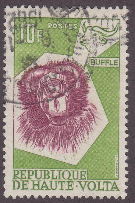 Burkina Faso 80 Buffalo Mask 1960