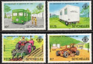 Seychelles Sc #491-494 MNH