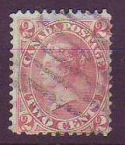 Canada #20, 2c Victoria, Used (3803)