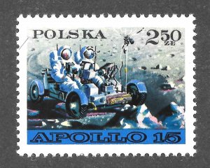 Poland Scott 1850 MNHOG - 1971 Apollo 15 Lunar Rover