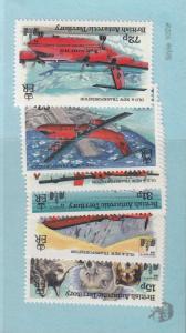 BRITISH ANTARCTIC TERRITORY # 224-229 VF-MNH O/PRINT HONG KONG CAT VALUE $16+