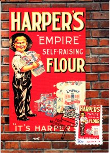 Australia 2014 Maxicard 70c Harper's Empire Self-Raising Flour Advertising Po...
