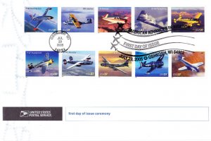 USPS First Day Ceremony Program #3916-3925 American Advances in Aviation 2005