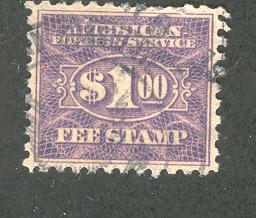 USA RK27 USED CONSULAR SERVICE FEE STAMPS