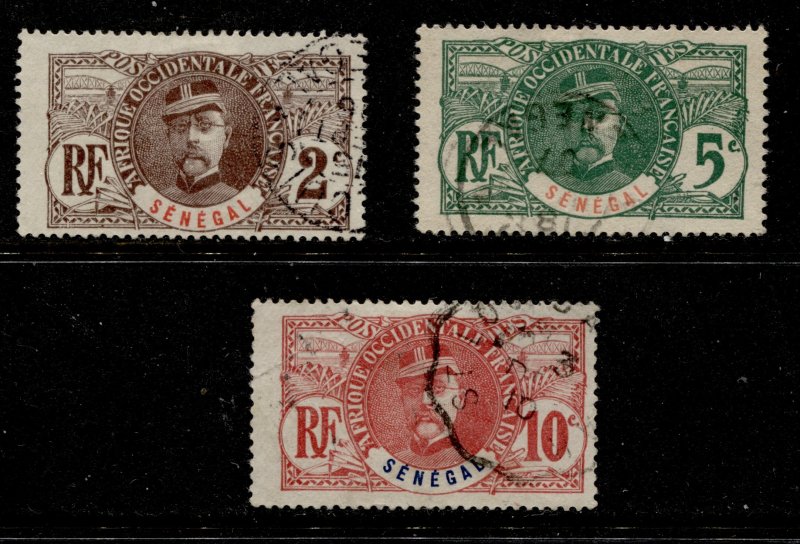 Senegal #58,60,61 Definitive Issues Used